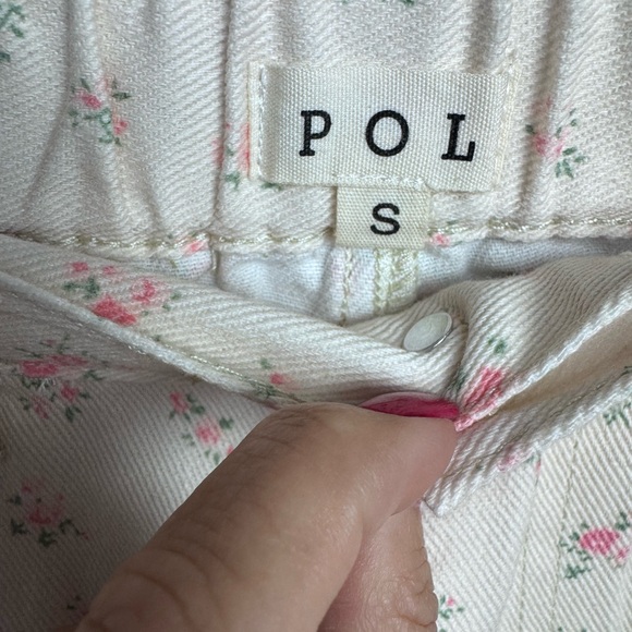 POL Patchwork Floral Denim Jeans NWOT S/M - Picture 7 of 7